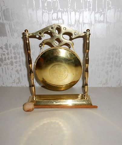 Solid Brass Dinner Gong with striker