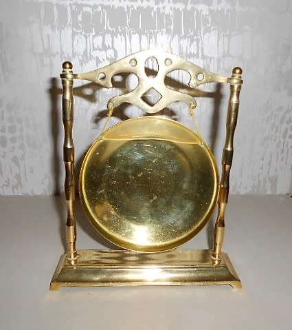 Solid Brass Dinner Gong with striker