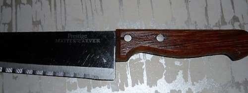 Prestige Master carver knife with wooden handle
