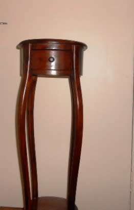 Beautiful Double Tier Palm Stand with Drawer