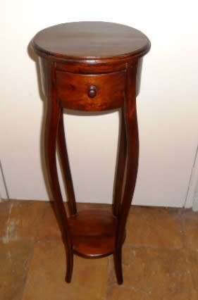 Beautiful Double Tier Palm Stand with Drawer