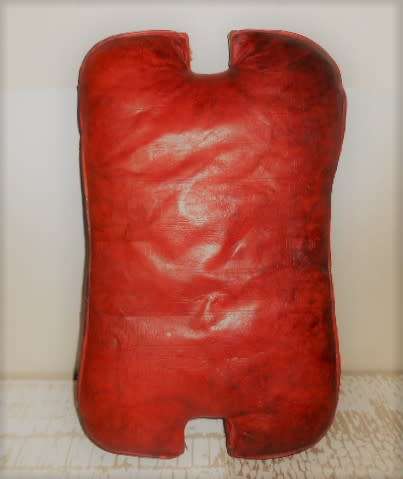 Egyptian Leather Camel Saddle with Brass inlays