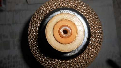 ART Deco Style Syphon Gold Mesh Covered  Czechoslovakian Seltzer / Syphon Bottle