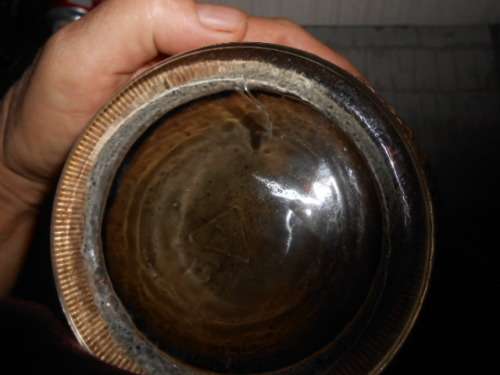 ART Deco Style Syphon Gold Mesh Covered  Czechoslovakian Seltzer / Syphon Bottle