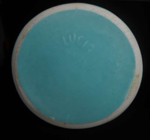 Aquamarine  / Teal  Lucia Ware. Collectable South African Pottery