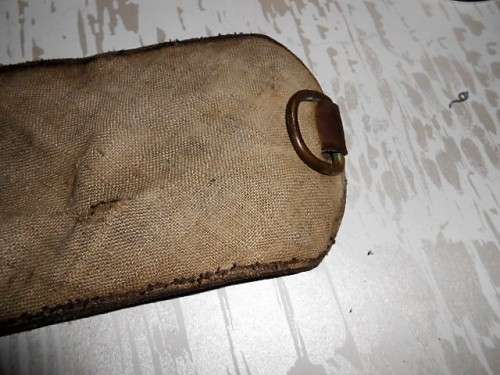 Antique Horizontal Horse Brass leather strap/harness with 6 Brasses