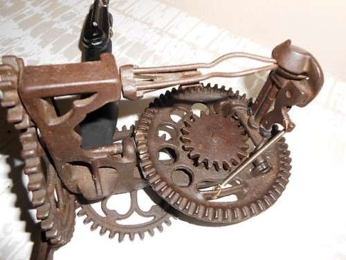 Antique Cast Iron Apple Peeler Sinclair Scott Baltimore late 1800¿s Iron with Hearts