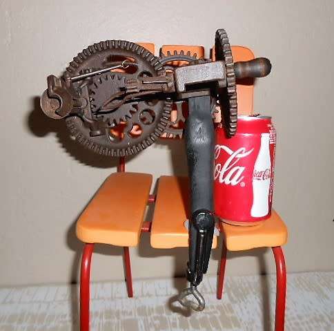 Antique Cast Iron Apple Peeler Sinclair Scott Baltimore late 1800¿s Iron with Hearts