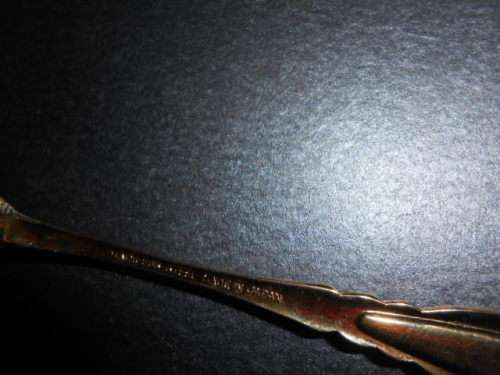 Boxed set of 6 Eetrite 24kt Gold Plated Cake forks with floral  pattern and  Decals c32