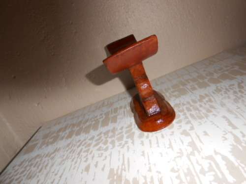 A CARVED WOODEN HEADREST OF SHONA ORIGIN