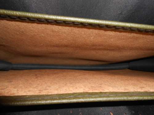 VINTAGE GREEN LEATHER BRIEFCASE