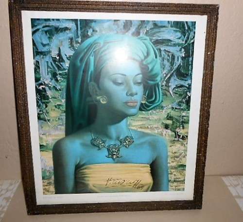 ORIGINAL SIGNED PRINT OF BALINESE GIRL BY TRETCHIKOFF