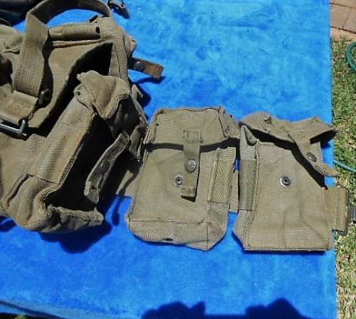 SADF LATE 1970¿S KIDNEY-YOKE CANVAS WEBBING
