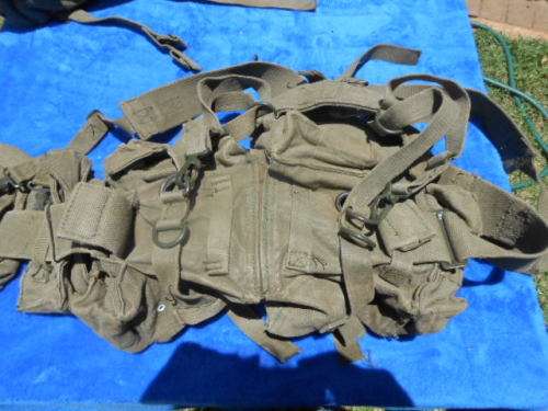 SADF LATE 1970¿S KIDNEY-YOKE CANVAS WEBBING
