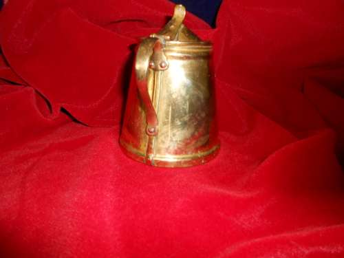 Antique Brass  Lidded Brass Insulated Hot Water Jug by WAS Benson