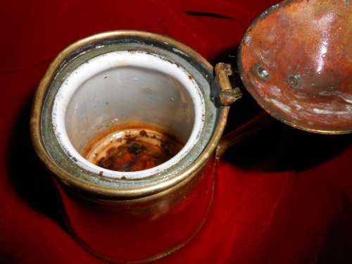 Antique Brass  Lidded Brass Insulated Hot Water Jug by WAS Benson