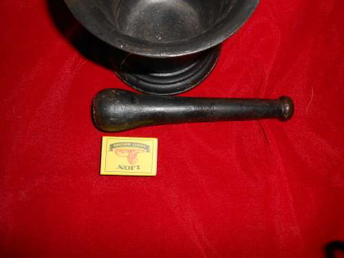Kendrick and Sons Cast Iron Pestle and Mortar