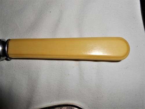 87 Piece Cutlery Canteen with Key Bone Silverplate D.W.T. and Perdoz  hallmark cartouche