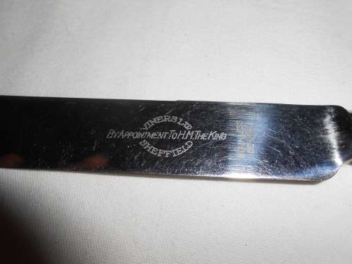 87 Piece Cutlery Canteen with Key Bone Silverplate D.W.T. and Perdoz  hallmark cartouche