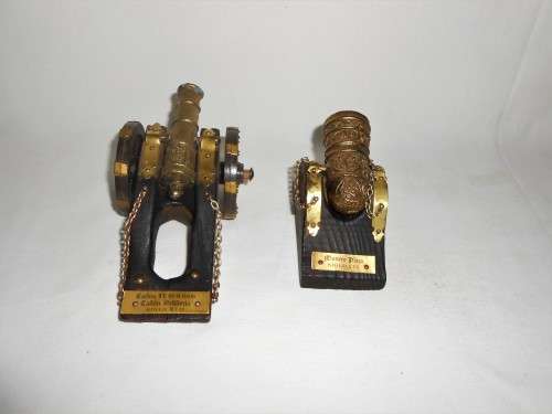 2 Spanish Replica Carlos II Replica and Dortero Plaza Siglo XVI  Canons