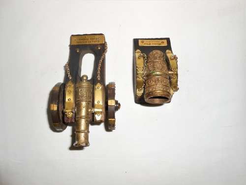 2 Spanish Replica Carlos II Replica and Dortero Plaza Siglo XVI  Canons