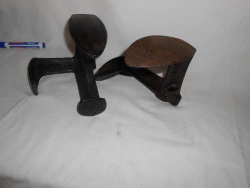 2 Antique Shoemakers Anvil