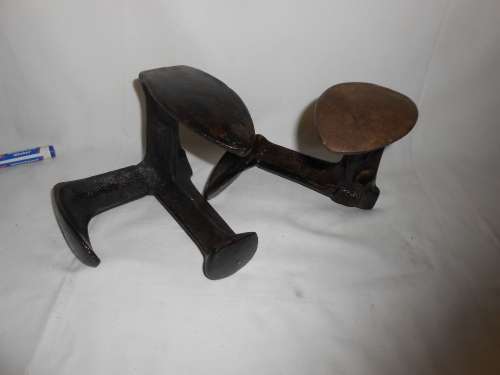 2 Antique Shoemakers Anvil