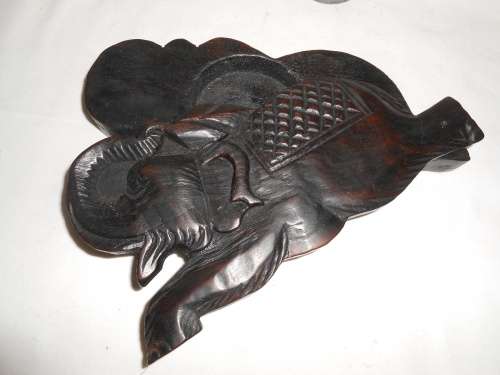 Antique Chinese Opium Scales in carved sliding case