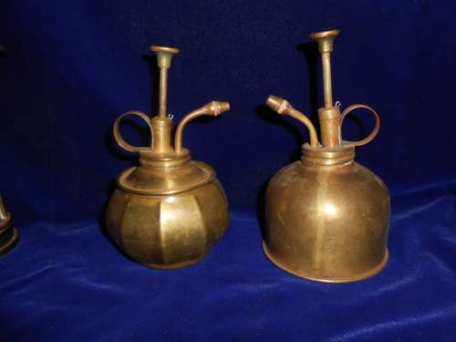Pair Vintage Brass Plant Sprayers Misters