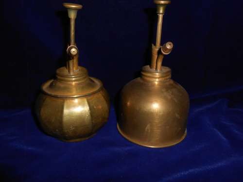 Pair Vintage Brass Plant Sprayers Misters