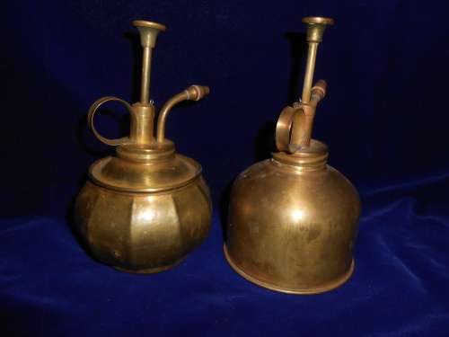 Pair Vintage Brass Plant Sprayers Misters