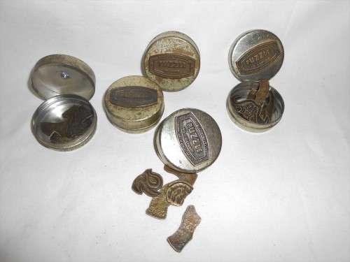 Rare 5 Tins of Big Five Wildlife Brass Puzzles