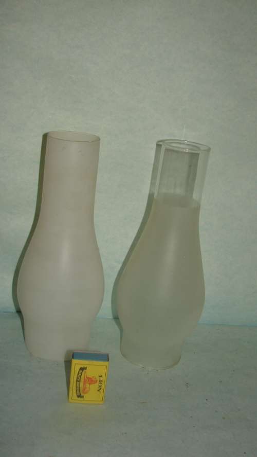 Oil Lamp Frosted Funnel/ Chimney