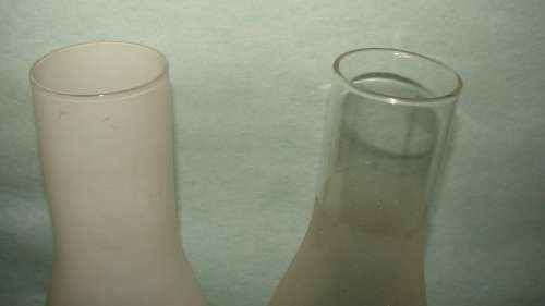 Oil Lamp Frosted Funnel/ Chimney