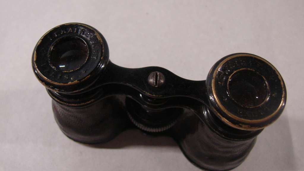 Antique 1880 Lemaire Fabt Paris Leather Wrap and Case