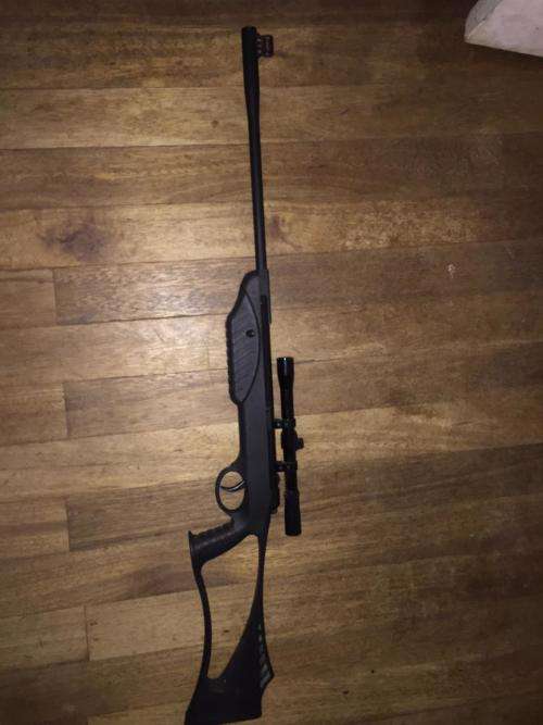 Puma air rifle with scope