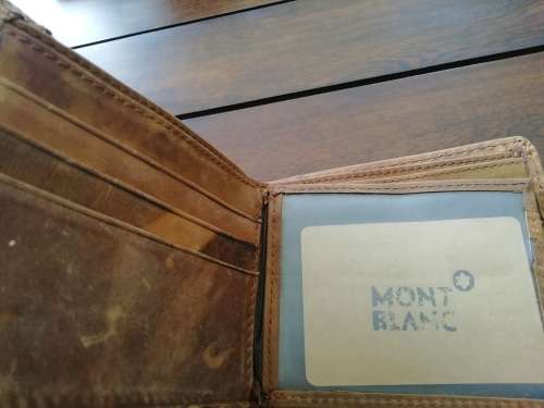 Mont Blanc Leather Wallet