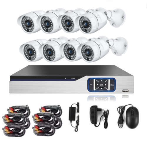 8CH CCTV Kit Full HD AHD 8 Security Camera System