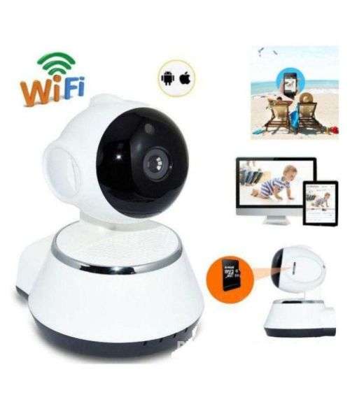V380-Q6 Wireless IP Smart Security Camera HD Wifi PTZ Remote & Real-time Surveillance Pan Tilt 720P