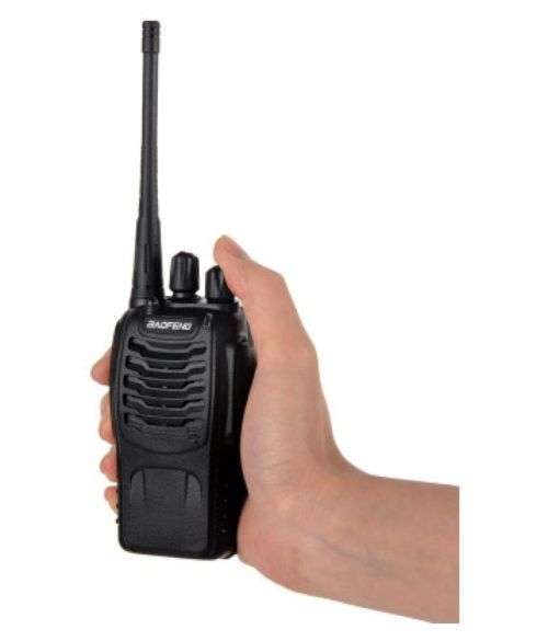 2 x 2-5km Long Range Walkie Talkie - Baofeng BF-888S Two-way Handheld UHF Radio Set