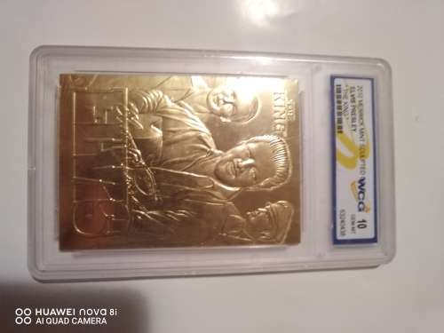 Elvis Presley 2010 Merrick 23kt Gold Sculpture card
