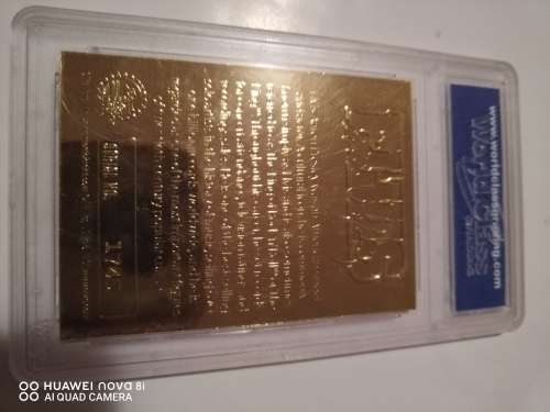 Elvis Presley 2010 Merrick 23kt Gold Sculpture card
