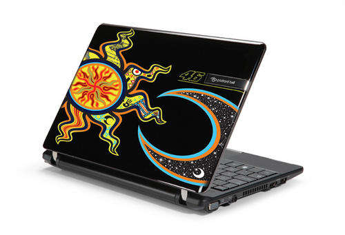 Reduced to GO! 11.6" Packard Bell DOT VR46 Netbook. VALENTINO ROSSI LIMITED EDITION.