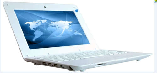 10" LAPTOP with WI-FI, 3G support. WHITE COLOUR. WOW....