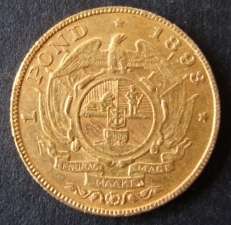 1893 ZAR One Pound - **Very Nice Coin**