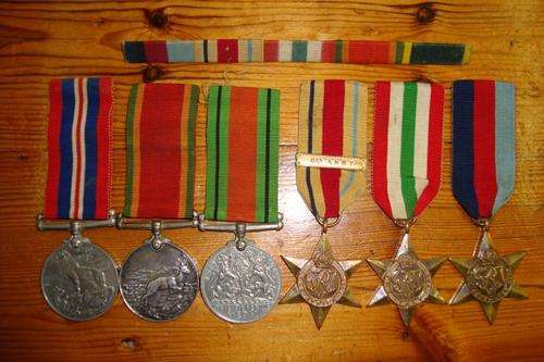 WW2 Set of 6 Medals