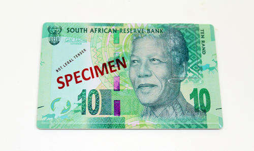 New Mandela R10 Bank Note 8 Gig  USB DRIVE WITH FREE E-BOOKS "10 STANDARD WORLD COIN CATALOG"