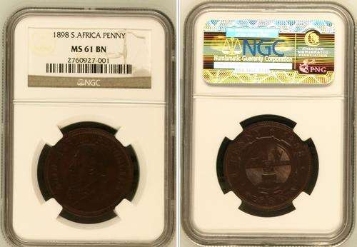 1898 1P MS61BN Not every day on BOB in this high grade