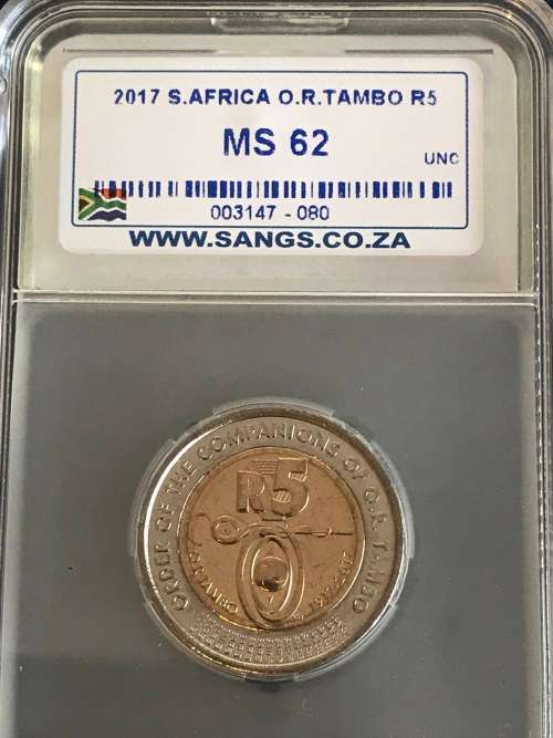 RARE LIMITED EDITION:OR Tambo 100th Anniversry - R5 Graded MS62