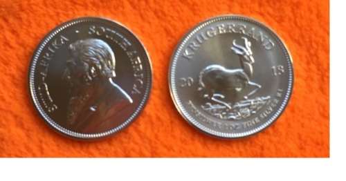 FIRST ON BOB - 2018 South Africa 1 oz Silver Krugerrand BU